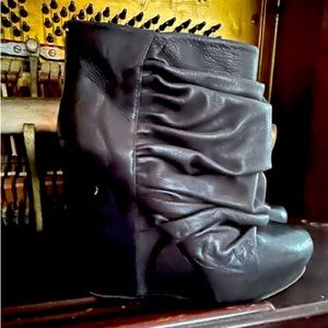 MAISON MARTIN MARGIELA #wedge #booties #slouch size37.5 worn once (runway) beaut